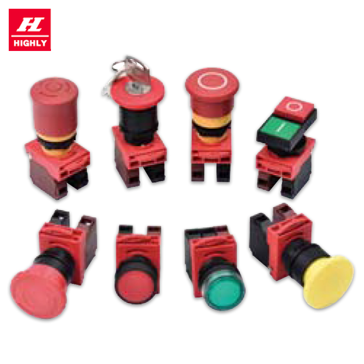 HPB22-22mm- Button switch with light -01