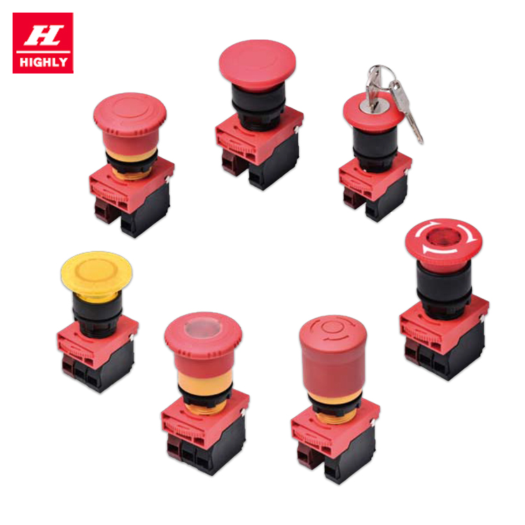 HPB22-22mm Emergency stop button switch